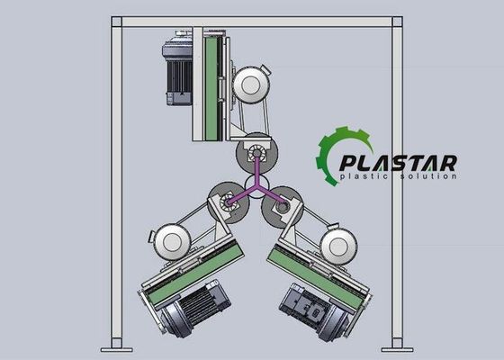 Máquina que ranura del tubo automático del PVC para 3 20 el tubo del PVC de la pulgada UPVC