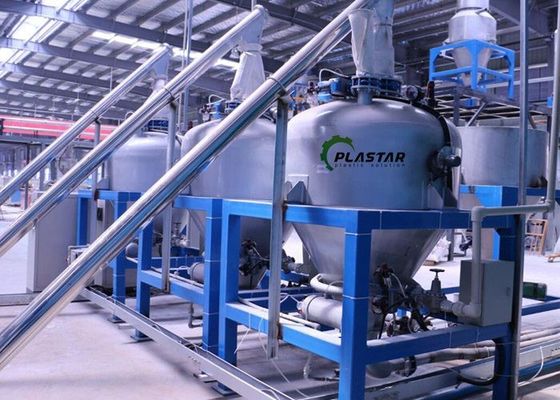 Sistema automático de la transportación neumática que maneja la pelotilla plástica del gránulo del polvo