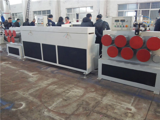 2 EN 1 ANIMAL DOMÉSTICO plástico del extrusor de la manguera que ata con correa la máquina de extrudado de la producción de la banda